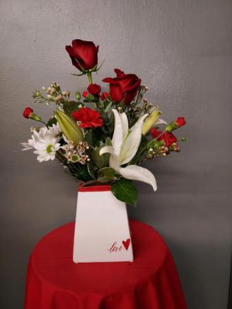 Ever After Valentine arrangement
