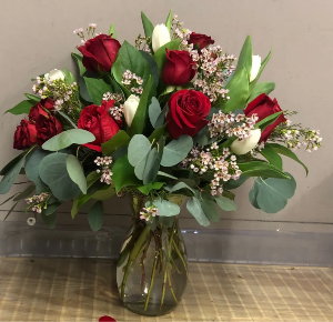 Ever Lasting Love Vibrant rose arrangement