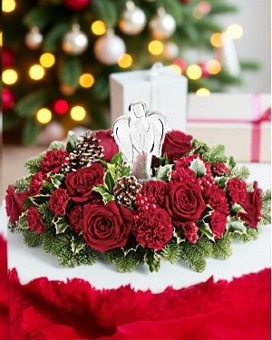 Evergreen Blooms Bouquet Christmas