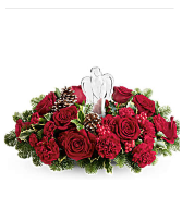 Evergreen Blooms Christmas Arrangement