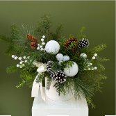 Evergreen Elegance Vase Arrangement