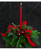 Evergreen glow Centerpiece