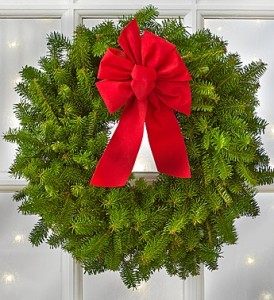    Evergreen Holiday Wreath 
