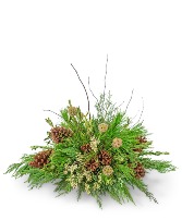 Evergreen Simplicity Flower Arrangement