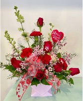 Everlasting Affection pink heart with bow