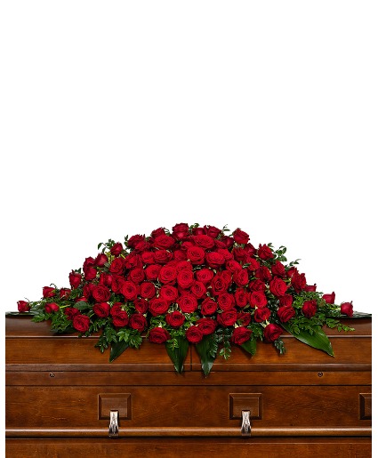 Everlasting Beauty Closed Casket Spray Sympathy Arrangement