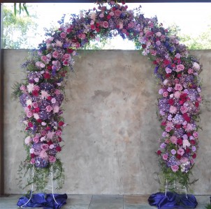 Everlasting Floral Arch Ceremonial