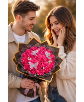 Everlasting hot pink roses Roses that last forever 