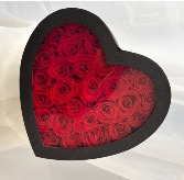 Everlasting Love Rose Box Preserved Red Roses