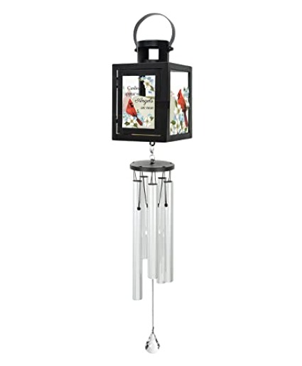 Everlasting Memorial Lantern Windchime on a Stand Sympathy Keepsakes