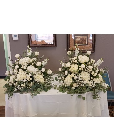 Everlasting Serenity Alter Arrangements in Fort Worth, TX | DARLA'S FLORIST