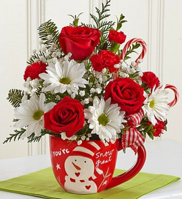 Exclusively at Flowers Today Florist You're Snow Great Keepsake Ceramic  Mug