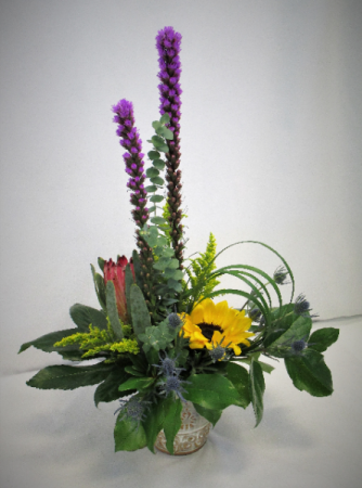 EXOTIC HARMONY FRESH FLOWER ARRANGEMENT