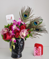 Exotic Love Face V21-813 Flower Arrangement