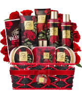 Exotic Rose Gift Basket 
