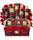 Exotic Rose Gift Basket 