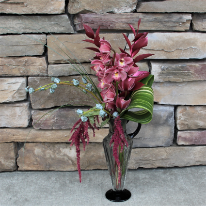 Exotic Winter Vase Arrangement