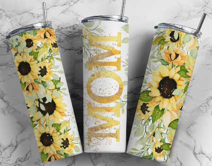 Exotica's Mom Sunflower Tumbler Mother's Day