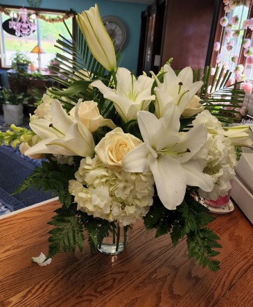 Exotica's Peaceful Garden Arrangement Sympathy in Rutland, VT | Exotica Flowerz Exotica's Peaceful Garden Arrangement Sympathy in Rutland, VT | Exotica Flowerz