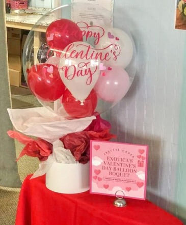 Exotica's Valentine's Day Balloon Bouquet Valentine's Day in Rutland, VT | Exotica Flowerz