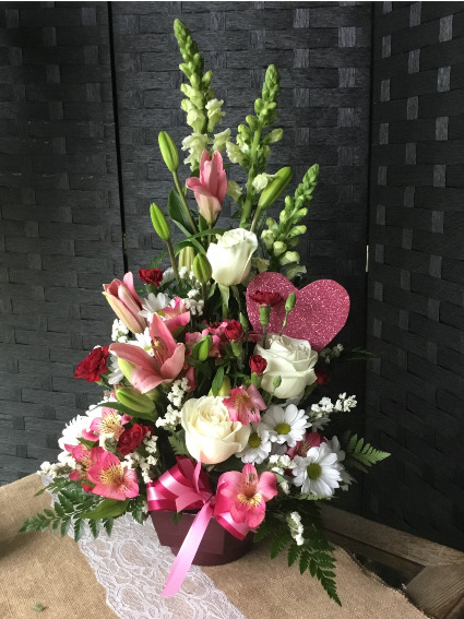 Expression of Love Container Arrangement