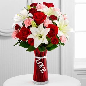 Expression of Love vase arrangement