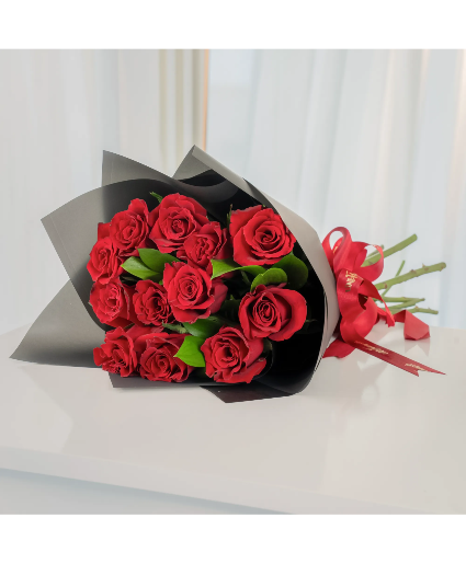 expression of love  Wrapping bouquet