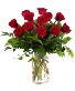 Expressions Traditional Red  Vased Roses