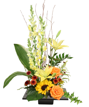 Expressive Blooms Arrangement in Burton, MI | FENNER'S FLORAL & DESIGN COMPANY Expressive Blooms Arrangement in Burton, MI | FENNER'S FLORAL & DESIGN COMPANY