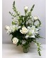 exquisiet whie flowers vase arrangemet