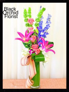CHECK OUR CUSTOM PIECES ON FACEBOOK black orchid florist baytown