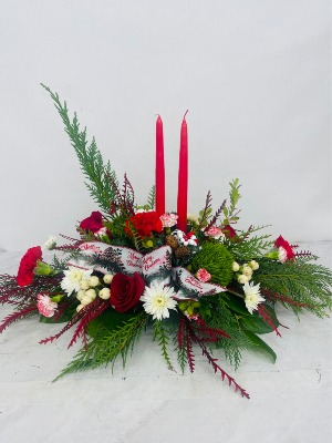 Exquisite Christmas Centerpiece Floral Arrangement