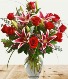Exquisite Romance Roses and Oriental Lilies