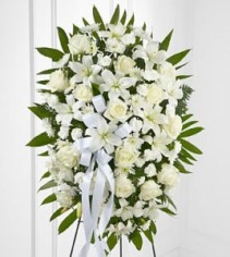 Exquisite Tribute Standing Spray sympathy flowers