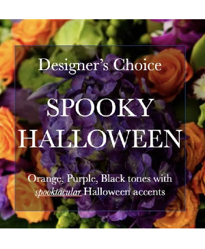 Extra Special Spooky Halloween fresh floral