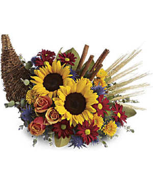 F100 - Classic Cornucopia Arrangement