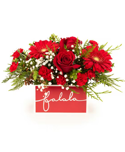 Fa La La Christmas Centerpiece  