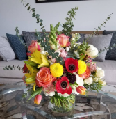 Fabulous Blooms Hand Tied Vase Design