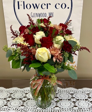 Fabulous Fall Cut Flowers in Vase