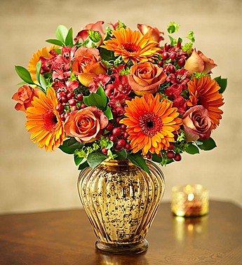 FABULOUS FALL VASE ARRANGEMENT