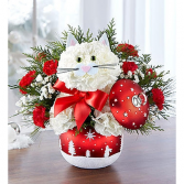 Fabulous Feline™ in Starry Night Ornament™ Arrangement