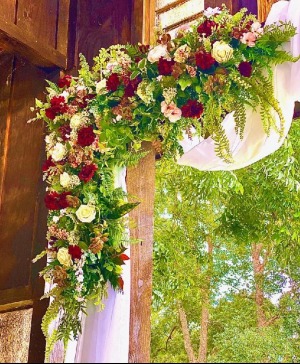Fabulously Framed Wedding Arbor