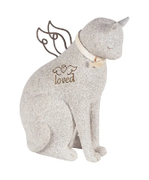 "Faithful Angel" - Cat Figurine 