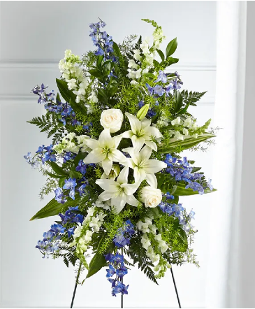 Faithful Friend Standing Spray in Fort Worth, TX | DARLA'S FLORIST