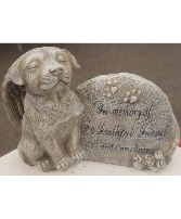 Faithful Friend Sympathy Statue