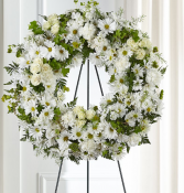 FAITHFUL WISHES WREATH sympathy
