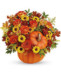 FALL 5 Fall Vase Arrangement