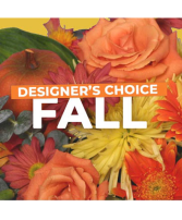 Fall Arrangement Designer Choice  fresh floral