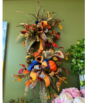 Fall Autumn/artificial pumpkins door decor