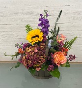 The Fall  Basket Arrangement